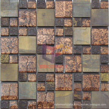 Copper Mix Crystal Mosaic Tile (CFM930)